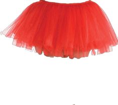 a red tutu skirt hanging on a clothes line