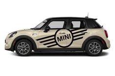 a mini car with the word mini on it's side