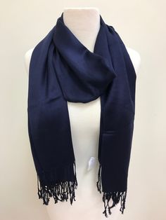 Navy blue paisley printed soft pashmina scarf/shawl/wrap 100% pashmina Can be worn casually or dressed up You can wrap it around your neck, head, shoulder, or layer it with other apparel Our scarf can also be worn tied around your waist with any outfit! Elegant Blue Shawl For Fall, Elegant Blue Fall Shawl, Elegant Blue Scarves For Fall, Blue Pashmina Silk Shawl, Classic Blue Scarf For Fall, Blue Pashmina Shawl For Winter, Elegant Blue Pashmina Shawl For Winter, Elegant Blue Pashmina Shawl, Blue Pashmina Shawl