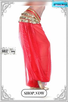 Belly Dance Pants Paillette Women's Training Natural Chiffon Belly Dance Pants, Dance Pants, Belly Dance, Dance Wear, Chiffon, Train, Best Deals, Pants, Color