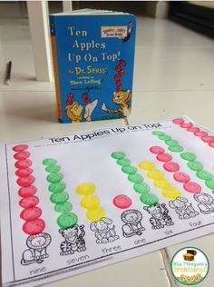 the ten apples up on top is an interactive activity for toddlers