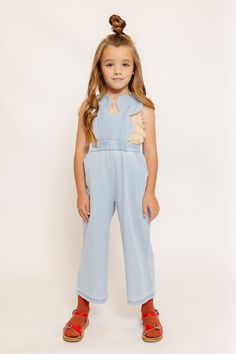 LIGHT DENIM MOUSE OVERALLS – PEPPER KIDS Knee Highs, Kid Fashion, Freshly Picked, Children Clothes, Go Up, Denim Overalls, Light Denim, Dress With Bow, Stylish Dresses