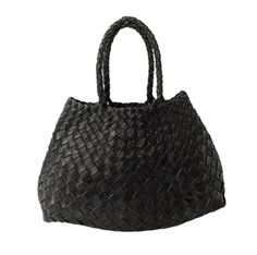 Naomi Woven Leather Bag - Black, front side, handbag, purses, leather purse, woven bag, woven leather bag, woven handbag, woven purse, black handbag, women's purse, handmade bag, luxury bag, fashion, liamandlana.com Chic Woven Leather Straw Bag, Chic Leather Straw Bag With Woven Details, Elegant Woven Leather Satchel For Everyday, Elegant Straw Bag With Woven Leather And Double Handle, Elegant Everyday Satchel With Woven Leather, Luxury Black Straw Bag For Everyday Use, Black Travel Bag With Intrecciato Weave, Elegant Intrecciato Weave Satchel For Everyday Use, Black Intrecciato Travel Bag