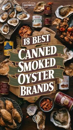 Discover the top 18 canned smoked oyster brands that will elevate your seafood experience. From rich and smoky flavors to premium quality, these oysters are perfect for your gourmet recipes and snacking needs. Don't miss out on these mouthwatering options! #SmokedOysters #SeafoodLovers #GourmetFoods #BestCannedOysters #FoodieFinds Canned Smoked Oysters Recipes, Pickled Fish Recipe, Pickled Fish, Cooked Oysters, Bacon Deviled Eggs