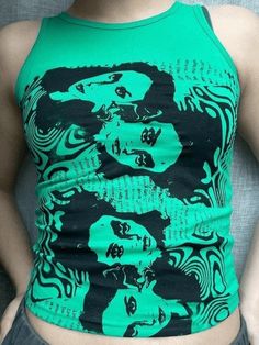 ⚡️Buy Gothic Screen Print Crop Tank Top Green XL under $14.00 in Tops&Tees Online. Style: Street Color: Gray,Red,Green,Yellow Fabric Content: Polyester, Cotton Blend Fit Type: Slim fit Neckline: Crew Neck Sleeve Length: Sleeveless. ✓2022 NEW YEAR SALE | $10 OFF OVER $75 CODE: NY1 I $25 OFF OVER $125 CODE: NY2 | $35 OFF OVER $215 CODE: NY3✓Free Shipping on all orders over $69 USD.. Check reviews and order Gothic Screen Print Crop Tank Top today. Vintage Harem Pants, Sweat Vest, Jeans Patchwork, Strapless Long Dress, Modern Street Style, Linen Dress Women, Tie Dye Crop Top, Women Overcoat, Harajuku Streetwear