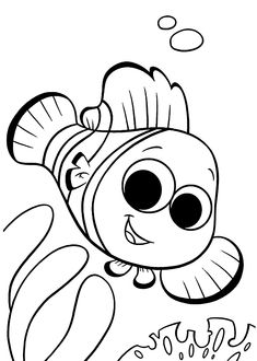 finding nemo from finding nemo coloring pages to print and color for kids free