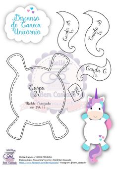 a paper cut out of a unicorn with the words'be brave'in spanish