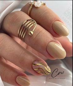 Russian Manicure, Brown Acrylic Nails, Detail Design, Thanksgiving Nails, Oval Nails, Nails Desing, Neutral Nails