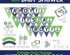 baby shower printable party package