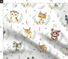 an animal themed wallpaper with many different animals