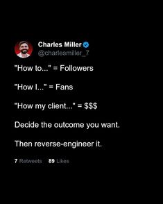 the twitter account for charles miller, who is selling his followers $ 1 billion per month