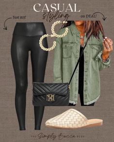 Look Legging, Causal Outfits, Casual Weekend, Casual Chic Outfit, Casual Work Outfits