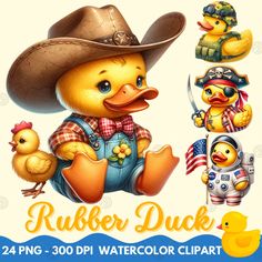 rubber duck clipart for commercial use