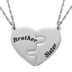 PRICES MAY VARY. Best Birthday Gifts for Brother from Thoughtful Sister - The love between a brother and his little sister is unique. Celebrate that unbreakable bond with one of this birthday gift ideas for brother from sister, which spells out to him exactly how important he is in your life. Perfect courage and inspirational gift necklaces to you sister for birthday, graduation, Christmas Day, Anniversary Day, Thanksgiving Day, Valentine's Day. Perfect sister gift from brother. Brother & Sister