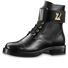 (WMNS) LOUIS VUITTON LV Wonderland Small Cowhide Martin boots Black 1A1IXU (SNKR/Women's) Martin Boots, Shoe Lover, Boots Black, Business Fashion, Black Boots, Louis Vuitton, Boots, Sneakers, Black