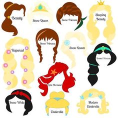 some princess hair styles and their names