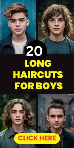 Boy Long Haircut Kids, Boys Long Shaggy Haircut, Boys Cuts Long On Top Short On Sides, Hairstyles For Guys With Long Hair, Long Hair For Teen Boys, Haircut For Boys With Long Hair, Haircuts For Long Hair Boys, Long Hair Boys Haircut, Fringe Hairstyles Boys#YouthHaircutBoyHairstyles #LittleBoyShaggyHaircut #BoyHairCuts2032 Cool Long Hairstyles For Men, Boy Long Haircut Kids, Shaggy Boy Haircuts, Long Hair Boys Haircut, Boys Shoulder Length Haircut, Teen Long Hairstyles Boy, Fringe Hairstyles Boys