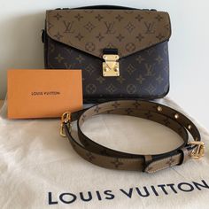 Authentic Brand New And Never Used / New Lv Bag In Perfect Condition Just Like The One From The Lv Retail Store / Has Been Kept In Its Dust Bag In A Clean Dress Room, Non-Smoking & Pet-Free Household The Entire Time Of Ownership / Bought This Bag On 2022 And Paid $2,740(Include Tax). Little Later, I Got Another Similar Bag From My Family As A Gift And Then Decided To Sell This Bag / Original Receipt,Dust Bag, Gift Box And All Tags Are Included / No Lowball Offer Please / Monogram Reverse / 3 Ins Designer Monogram Canvas Flap Bag With Detachable Strap, Luxury Monogram Canvas Flap Bag With Removable Pouch, Everyday Flap Bag With Detachable Strap In Monogram Canvas, Everyday Monogram Canvas Flap Bag With Detachable Strap, Daily Use Monogram Canvas Flap Bag With Removable Pouch, Everyday Luxury Monogram Canvas Shoulder Bag With Detachable Strap, Luxury Everyday Monogram Canvas Shoulder Bag With Detachable Strap, Brown Monogram Canvas Flap Bag With Removable Pouch, Dress Room