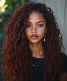 Mahogany Locs Red Hair Over Brown, Warm Tone Brown Hair, Red Hair Dark Skin, Red Hair On Brown Skin, Burgundy Shades, Hair Colors For Black Women, Colors For Black Women, Hair Color Mahogany, Mahogany Hair