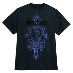 a black t - shirt with the words harry potter on it and an image of a demon