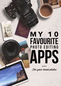 the cover of my 10 favorite photo editing apps