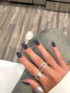 January Nails, Gray Nails, Thanksgiving Nails, Cat Eye Nails, Shellac Nails