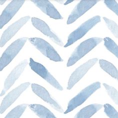 a blue and white watercolor pattern with wavy lines on the bottom, in shades of gray