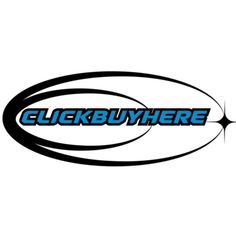 the logo for clickbuy here, which is an oval shape with blue and black letters