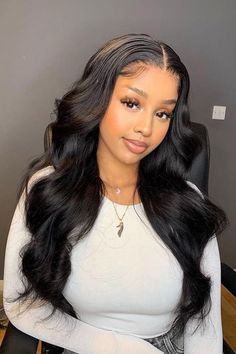 HD Swiss Lace wigs are a high-end and new type of lace wigs suitable for all skin tones. They have multiple elastic adjustments and are very comfortable glueless wigs. Therefore, you can take it on and off whenever you want. Lace Front Wigs Body Wave, Wigs Body Wave, Bald Cap, Long Hair Wigs, Body Wave Wig, Lace Closure Wig, Long Wigs, Natural Hair Color, Hd Lace