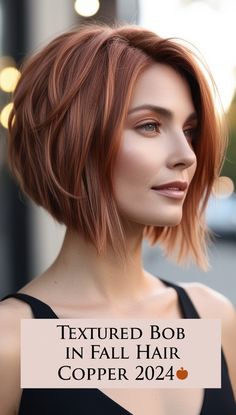 Reasons to Try Dimensional Copper Hair with Blonde Highlights Fall Hair Copper, Copper Hair With Blonde Highlights, Dimensional Copper Hair, Copper Bob Hair, Copper Hair With Blonde, Dimensional Copper, Strawberry Blonde Bob, Copper Blonde Hair Color, Copper Blonde Hair