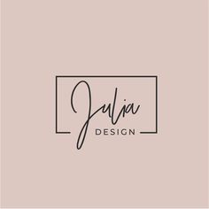 the logo for an interior design studio, which has been designed by person and is handwritten