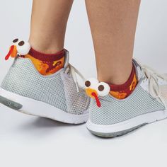 Costume Ankle Socks - Run Now Gobble Later | Thanksgiving Running Socks | Turkey Running Socks | Thanksgiving Running Gift | Thanksgiving Theme Socks Pom Pom Turkey, Ankle Socks Outfit, Race Costume, Sock Ideas, Turkey Costume, Turkey Run, Running Gift, Race Day Outfits, Turkey Trot