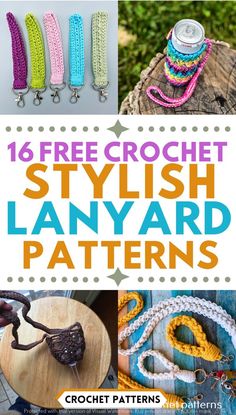 2024 Crochet Keychain Patterns: Cute & Easy DIY Ideas | crochet patterns Crocheted Lanyards Patterns, Crochet Lanyard Pattern Free Easy, Lanyard Crochet Pattern Free, Crochet Lanyard Pattern Free, Crocheted Lanyard, Crochet Lanyard Pattern, Crochet Lanyards, Lanyard Patterns, Lanyard Crochet