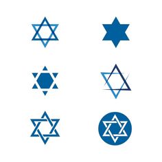 the star of david and eight other symbols