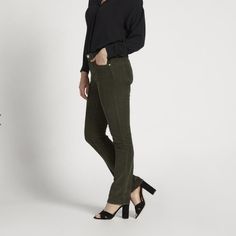 Ruby Mid Rise Straight Leg Pants A Straight Leg Jean That Smooths, Supports And Lifts? That’s Ruby. It Features A Mid Rise And Our Best Kept Secret Technology. That Means Interior Elastic That Acts As An Invisible Belt To Help It Sit In Place And Stay There, Too. Finished With Smoothing Front Pockets And Back Pockets That Lift. Colored Straight Leg Pants With Our Best Kept Secret Technology That Smooths, Supports And Lifts 9.75'' Mid Rise Stretch Corduroy Fabric With Everyday Ease That Holds You Jag Jeans Woman, Casual Denim Jeans, Jag Jeans, Cuffed Jeans, Pull On Jeans, Best Kept Secret, Corduroy Fabric, Stretchy Jeans, Medium Wash Jeans