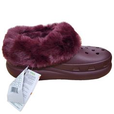 #ad Find ideas and inspiration for Crocs Furever Crush Lined Platform Clogs Women's Size 9 Dark Cherry 208446-6WD, Fashion Womens Shoes