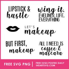 Cricut Makeup Bag Ideas, Cricut Makeup Bag, Makeup Bag Sayings, Makeup Bag Ideas, Bag Sayings, Makeup Quotes Funny, Funny Makeup Bag, Funny Makeup, Cricut Svg Files Free