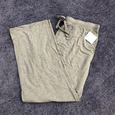 Nwt Claiborne For Men Sleep Pants. Grey Heather. Elastic Waist With Draw String Tie. No Pockets. Perfect Condition. Great Item. Relax In Comfort And Style Casual Solid Color Sleep Pants, Cotton Sweatpants With Pockets For Sleep, Casual Sleep Pants With Pockets, Casual Sleep Pants, Wide Leg Sleep Pants With Pockets, Sleep Pants With Pockets And Wide Leg, Stretch Cotton Pants For Sleep, Casual Sleep Trousers, Stretch Cotton Sleep Pants