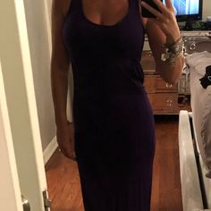 Nwot Never Worn Tank Style Maxi Dress With Draped Back In Purple Purple Stretch Maxi Dress For Night Out, Purple Stretch Maxi Dress, Casual Purple Maxi Dress For Date Night, Venus Dresses, Style Maxi Dress, Dresses Maxi, Color Purple, Colorful Dresses, Maxi Dress