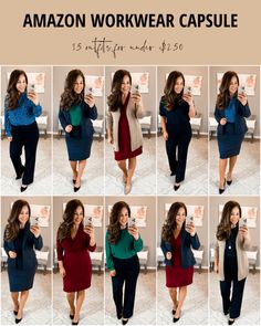 Businesses Professional Outfits, Executive Administrative Assistant Outfit, Women’s Work Capsule Wardrobe, Principal Work Outfits, Woman’s Work Outfits, Professional Outfits Women Capsule, How To Look Professional Work Outfits, Outfits For Principals, Style For Working Women