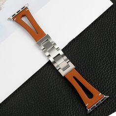 Best luxury premium Apple watch bands fashion, to match your iwatch face Series 4 3 2 1. Our adaptor connectors lugs, claps and buckles are made of durable stainless steel for long term use. This beautiful strap design are available in colors: White, Brown, Black, Red Adjustable to fit wrist sizes 38mm, 40mm, 42mm, 44mm, fits 5.0" - 8.6" wrists Made of high quality premium leather. Which comes as a comfortable soft cuff loop to wrap around your wrist. For more choices on leather bands, check out Apple Watch Bands Fashion, Apple Watch Fashion, Marble Blue, Apple Watch Bracelets, Country Jewelry, New Apple Watch, Loop Bands, Leather Watch Band, Pink Monogram