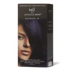 Intensive Shine Hair Color Kit Blue Black 1B Ion Intensive Shine Hair Color Kit Blue Black 1B | Black | Sally Beauty Blue Pastel Hair Color, 1b Hair Color, Blonde Hair Color Balayage, Hair Colors For Blue Eyes, Clairol Hair Color, 1b Hair, Black Women Hair Color, Blue Purple Hair, Pastel Blue Hair