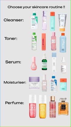 Choose your skincare routine! Cerave Moisturizer, Cerave Cleanser, Sensitive Skin Care Routine, Face Care Routine, Wrinkle Repair, Foaming Facial Cleanser, Hydrating Toner, Face Wrinkles, Pregnant Diet