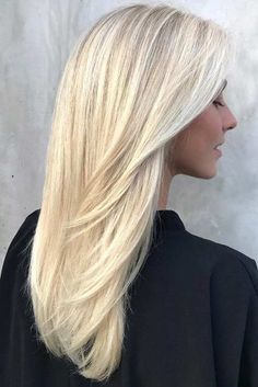 Cream Blonde Hair, Hair Color 2017, Lavender Hair, Blonde Hair Inspiration, Blonde Hair Shades, Blonde Hair Looks, Hair Shades, Platinum Blonde Hair, Long Blonde