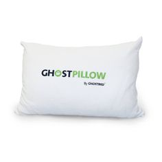 a pillow with the ghost pillow logo on it