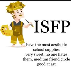 Isfp in school - instagram: @mbti.music Isfp Facts, Mbti Music, Isfp Things, Mbti Facts