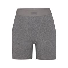 Boyfriend Boxer - Dark Heather Grey | SKIMS Sporty Seamless Boxer Briefs For Loungewear, Short Boxer Briefs For Loungewear, Solid Color Short Boxer Briefs For Loungewear, Sporty Stretch Boxer Briefs With Ribbed Waistband, Sporty Solid Color Boxer Briefs With Ribbed Waistband, Sporty Solid Boxer Briefs With Ribbed Waistband, Athleisure Stretch Boxer Briefs For Loungewear, Stretch Athleisure Boxer Briefs For Loungewear, Solid Seamless Boxer Briefs For Loungewear