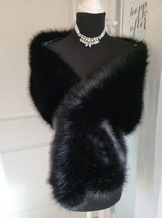 Faux Fur Bridesmaids, Winter Wedding Fur, Bridal Fur, Faux Fur Stole, Wedding Fur, Black Fox, Great Gatsby Party, Rebecca Ferguson, Fur Wrap