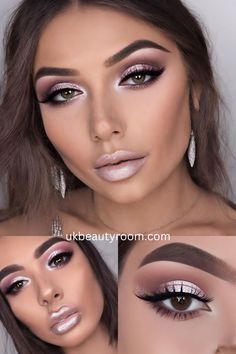 19 Amazing Makeup Ideas for Brown Eyes Plus Tutorials Colors To Make Brown Eyes Pop, Eyeshadow Colors For Dark Brown Eyes, Dark Brown Eyes Eyeshadow, Smokey Brown Eyeshadow Tutorial, Dark Brown Eyeshadow Tutorial, Turquoise Eyeshadow, Brown Eyes Aesthetic, Shimmer Lipstick, Silver Eyeshadow