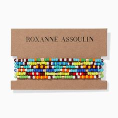 The Brighter the Better Bracelets – Roxanne Assoulin Casual Multicolor Beaded Bracelet, Multicolor Multi-strand Beaded Bracelets For Beach, Multicolor Beaded Heishi Beads Stretch Bracelet, Multicolor Multi-strand Hand-strung Bracelets, Multicolor Beaded Multi-strand Wrap Bracelet, Multicolor Heishi Beads Stretch Bracelet, Multicolor Hand-strung Heishi Beads Friendship Bracelets, Multicolor Beaded Multi-strand Bracelets, Roxanne Assoulin